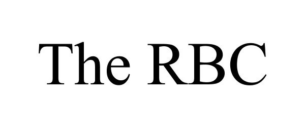 Trademark Logo THE RBC