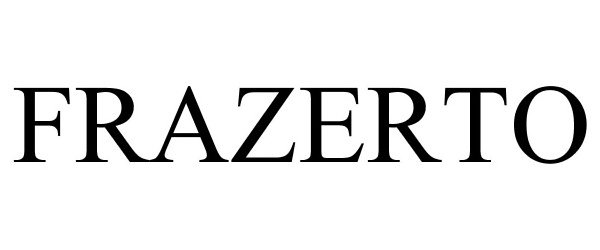 Trademark Logo FRAZERTO