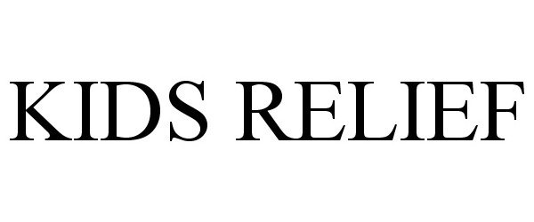 Trademark Logo KIDS RELIEF