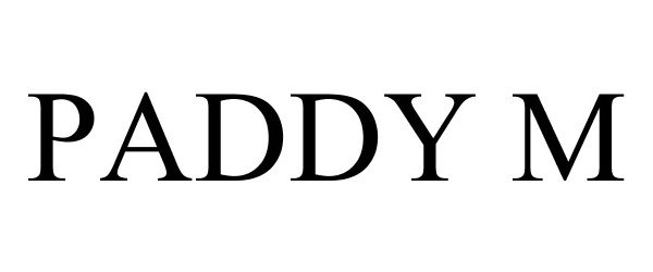  PADDY M