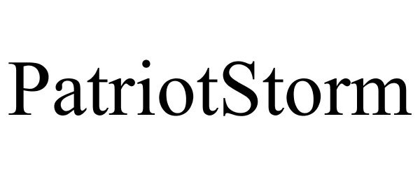 Trademark Logo PATRIOTSTORM