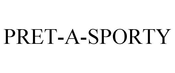 Trademark Logo PRET-A-SPORTY