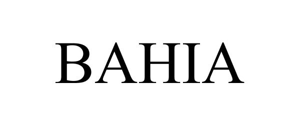 Trademark Logo BAHIA