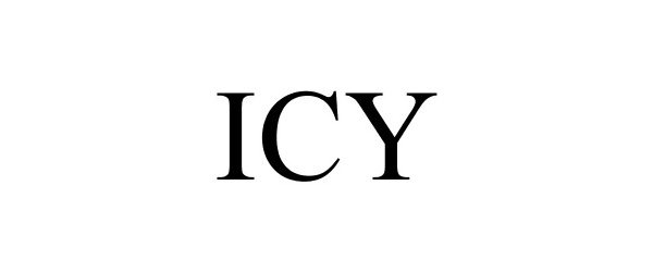 Trademark Logo ICY