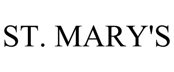 Trademark Logo ST. MARY'S