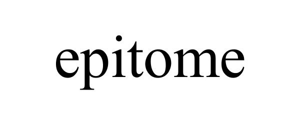 Trademark Logo EPITOME