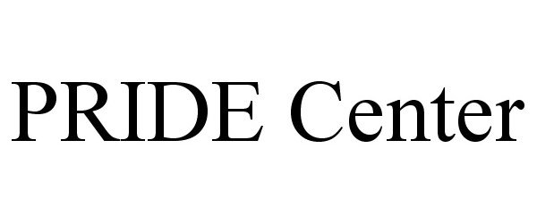 Trademark Logo PRIDE CENTER