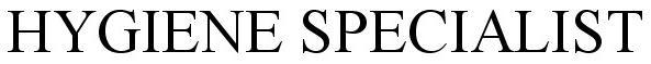 Trademark Logo HYGIENE SPECIALIST