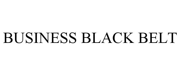 BUSINESS BLACK BELT