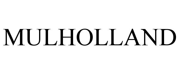Trademark Logo MULHOLLAND