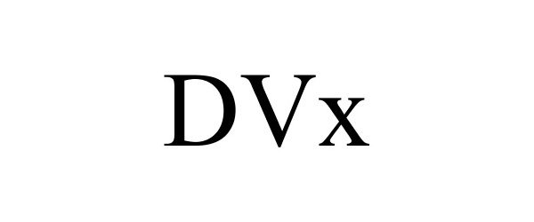 Trademark Logo DVX
