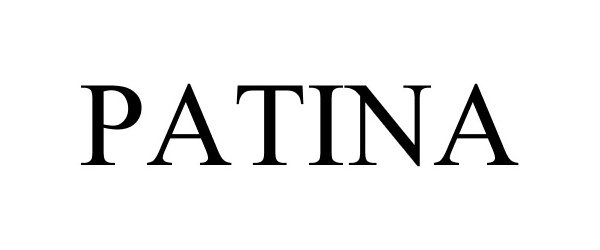 Trademark Logo PATINA