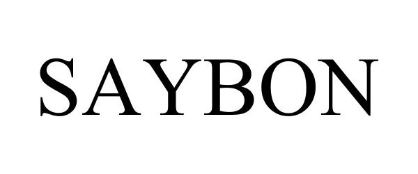 Trademark Logo SAYBON