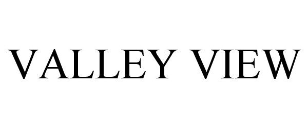 Trademark Logo VALLEY VIEW