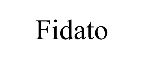 Trademark Logo FIDATO