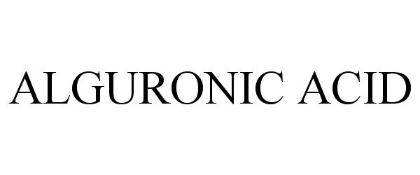 Trademark Logo ALGURONIC ACID