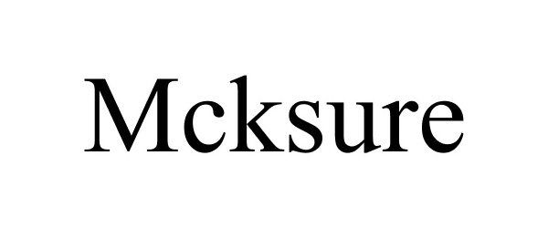 Trademark Logo MCKSURE