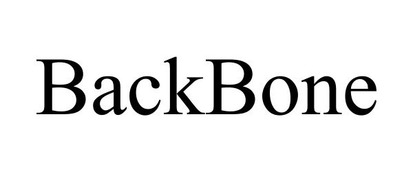 Trademark Logo BACKBONE