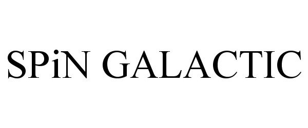 Trademark Logo SPIN GALACTIC