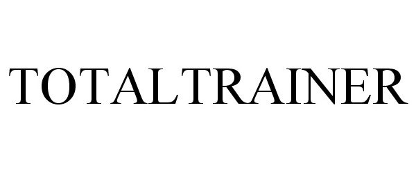 Trademark Logo TOTALTRAINER