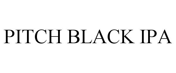  PITCH BLACK IPA