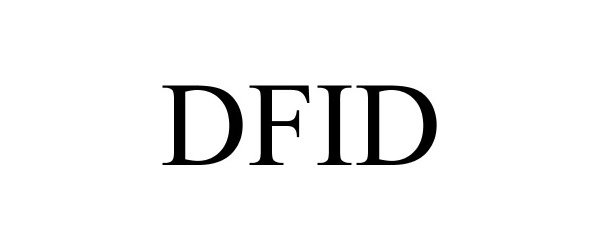 Trademark Logo DFID