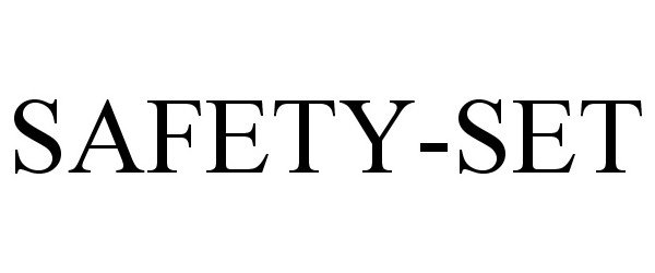 Trademark Logo SAFETY-SET