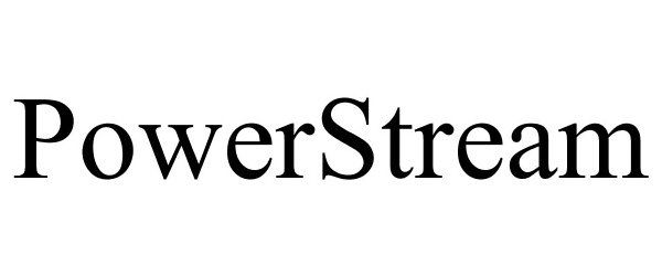 Trademark Logo POWERSTREAM