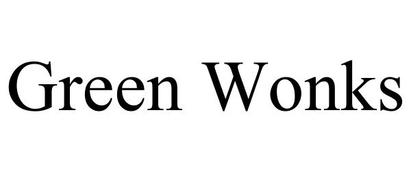 Trademark Logo GREEN WONKS