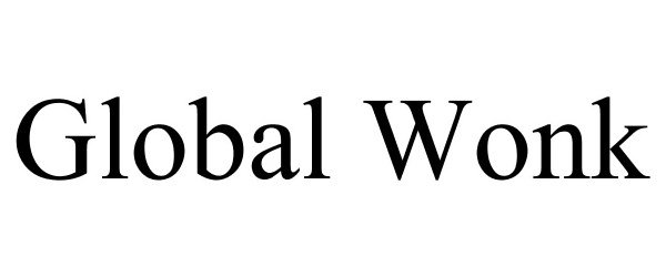 Trademark Logo GLOBAL WONK