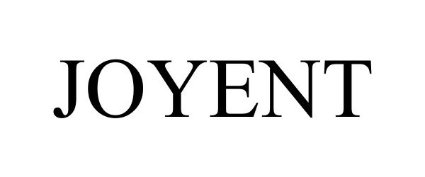 Trademark Logo JOYENT