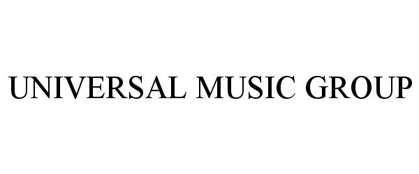 Trademark Logo UNIVERSAL MUSIC GROUP