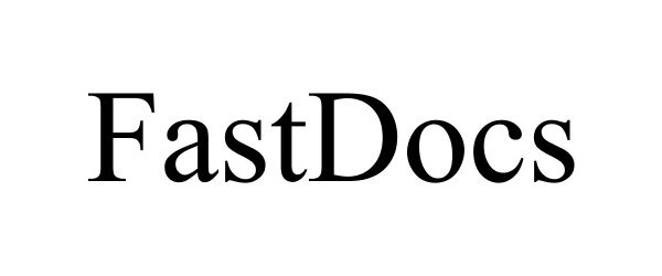 Trademark Logo FASTDOCS