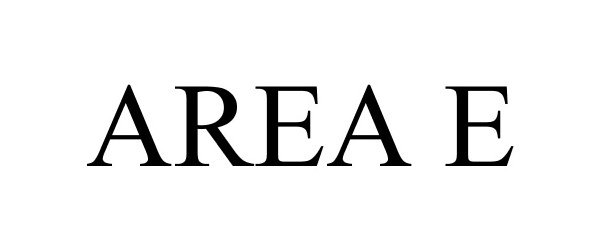 Trademark Logo AREA E