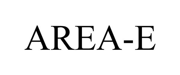 Trademark Logo AREA-E