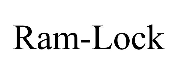 Trademark Logo RAM-LOCK