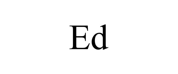 Trademark Logo ED