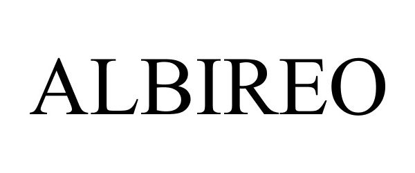 Trademark Logo ALBIREO