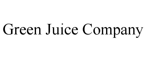  GREEN JUICE COMPANY