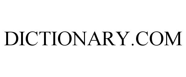 Trademark Logo DICTIONARY.COM