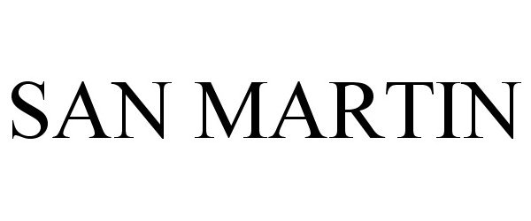 Trademark Logo SAN MARTIN