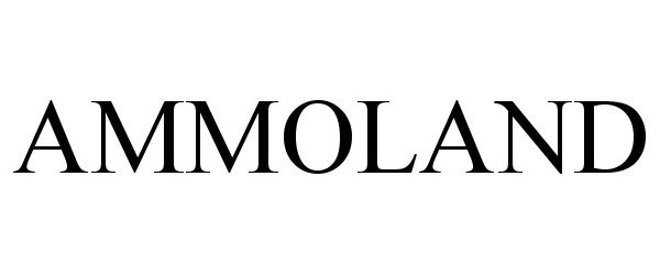 Trademark Logo AMMOLAND