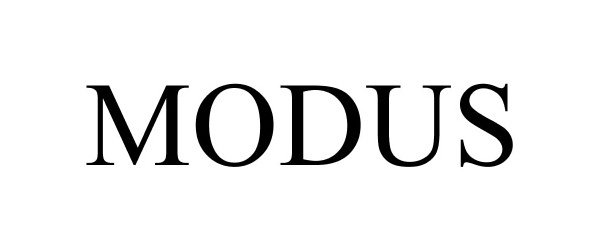 Trademark Logo MODUS