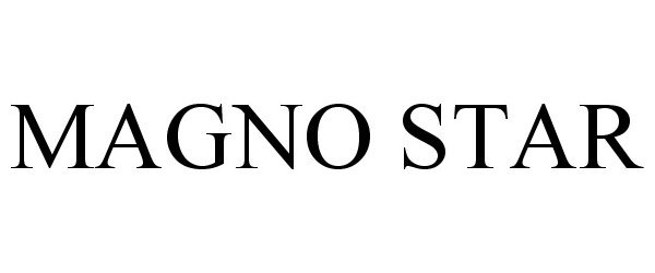 Trademark Logo MAGNO STAR