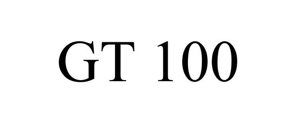 Trademark Logo GT 100