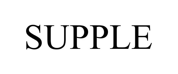 Trademark Logo SUPPLE
