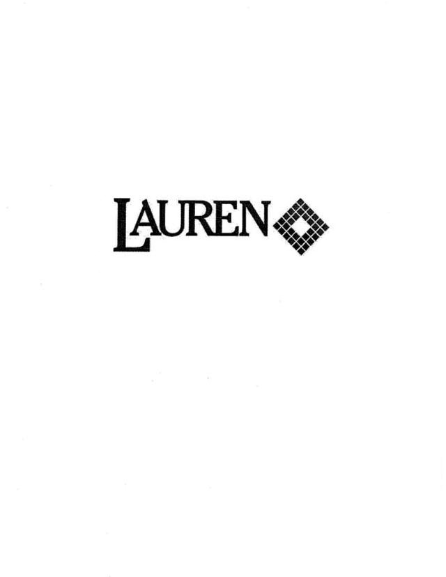 Trademark Logo LAUREN