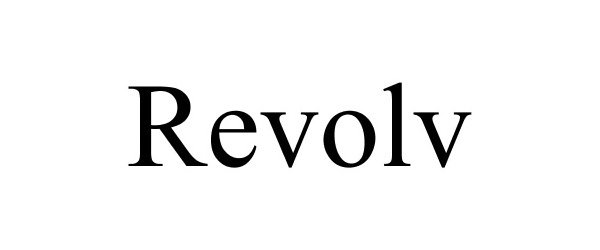 Trademark Logo REVOLV