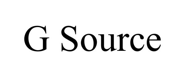 Trademark Logo G SOURCE