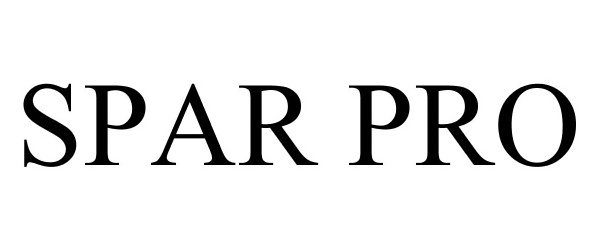 Trademark Logo SPAR PRO